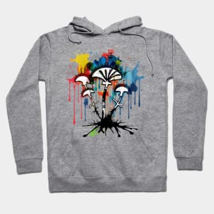 Spor Print Hoodie